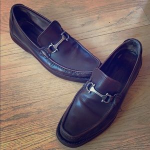 Salvatore Ferragamo men’s shoes brown leather